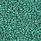 Miyuki Delica Perlen 11/0 - Galvanized semi-frosted dark mint DB-1182